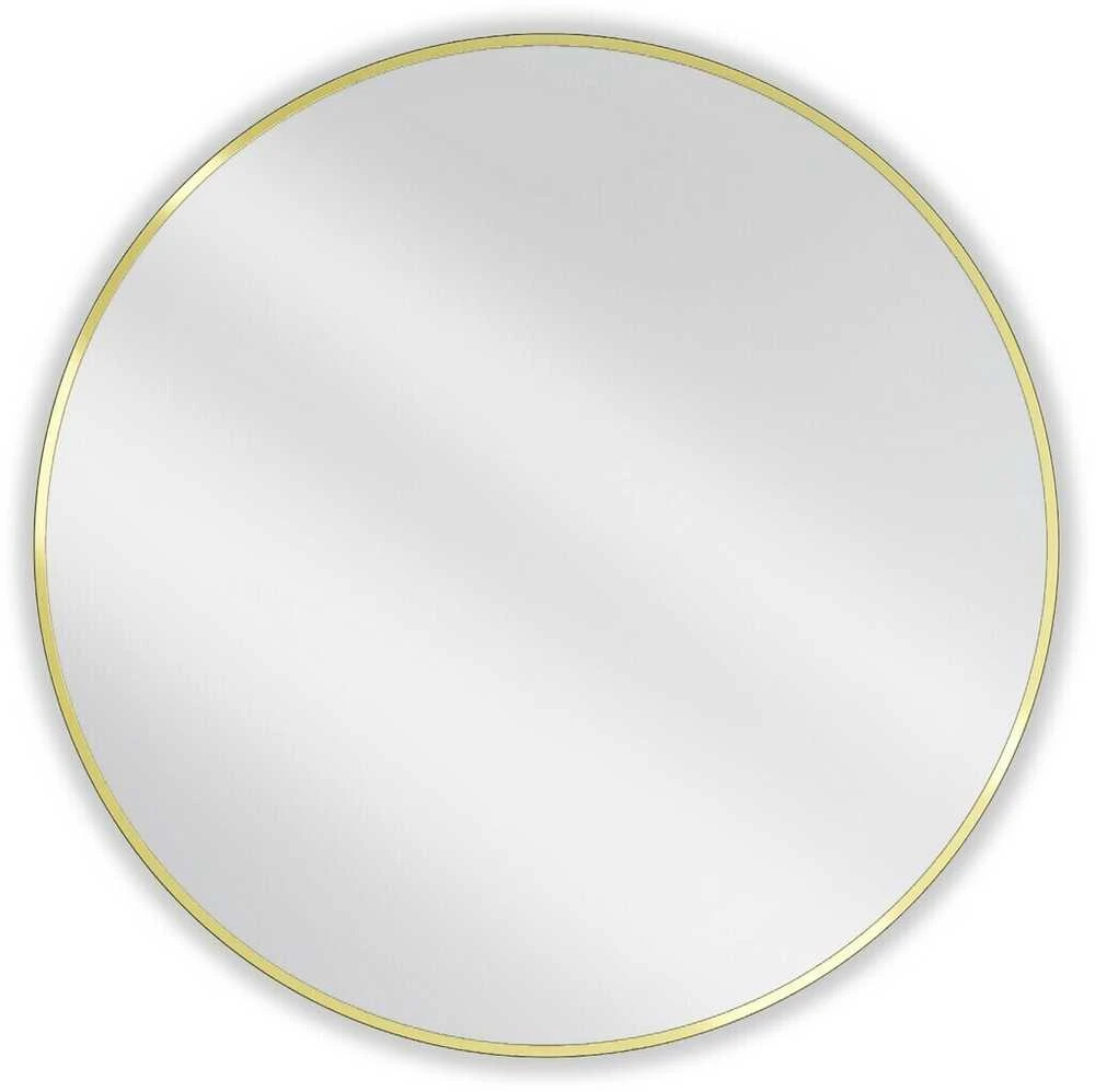 Vonios veidrodis Mexen Loft Round, 90 cm, Gold