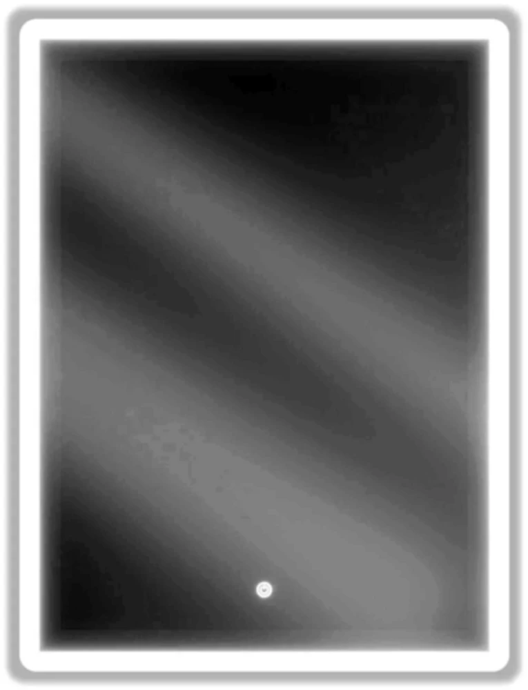 Vonios veidrodis Mexen Navia su LED apšvietimu ir šildymo kilimėliu, 60 x 80 cm