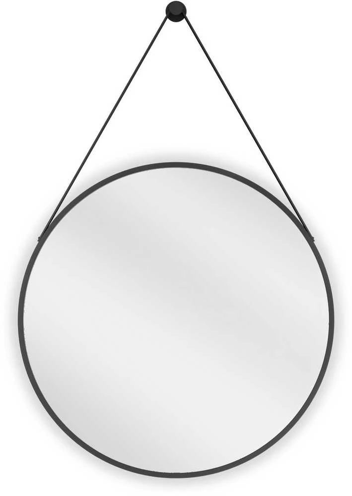 Vonios veidrodis Mexen String Juodas, 60 cm
