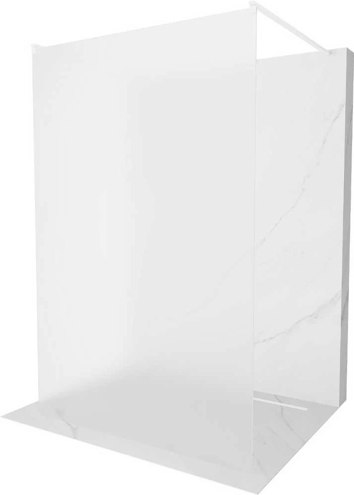 Walk-in dušo sienelė Mexen Kioto, Baltas, matinė, 110 x 200 cm