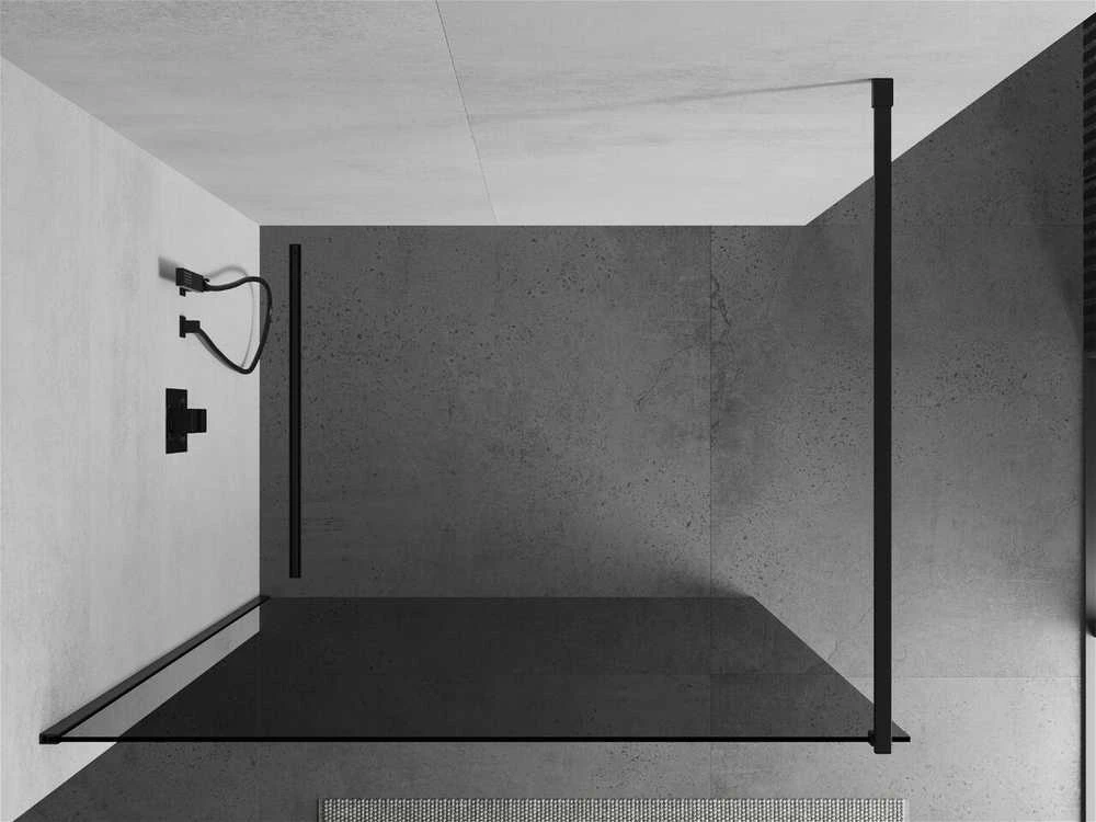 Walk-in dušo sienelė Mexen Kioto, grafitas, Juodas, 70 x 200 cm