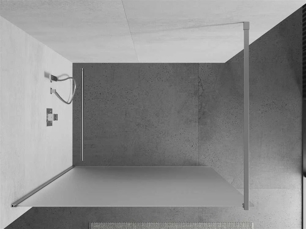 Walk-in dušo sienelė Mexen Kioto, matinė, Chrome, 110 x 200 cm