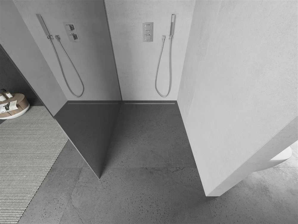 Walk-in dušo sienelė Mexen Kioto, veidrodinė, Chrome, 120 x 200 cm
