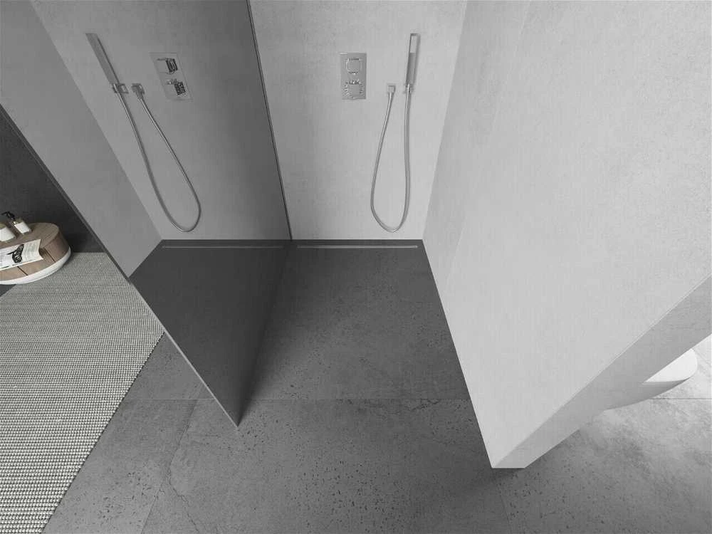 Walk-in dušo sienelė Mexen Kioto, veidrodinė, Chrome, 110 x 200 cm