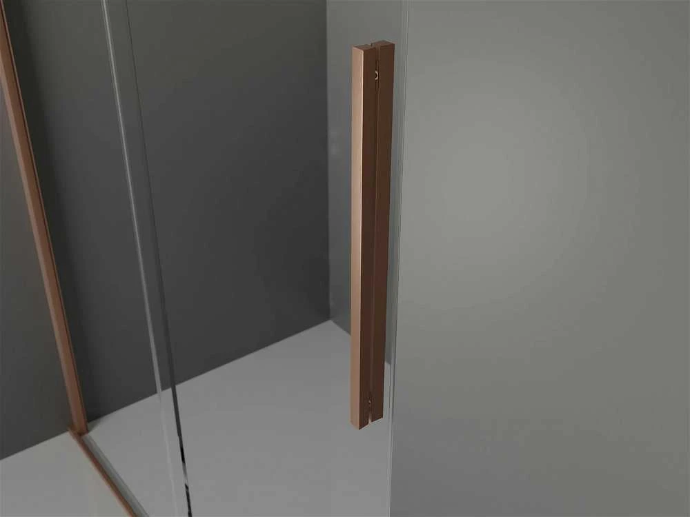 Walk-in dušo sienelė Mexen Velar, Brushed copper, 100 x 200 cm