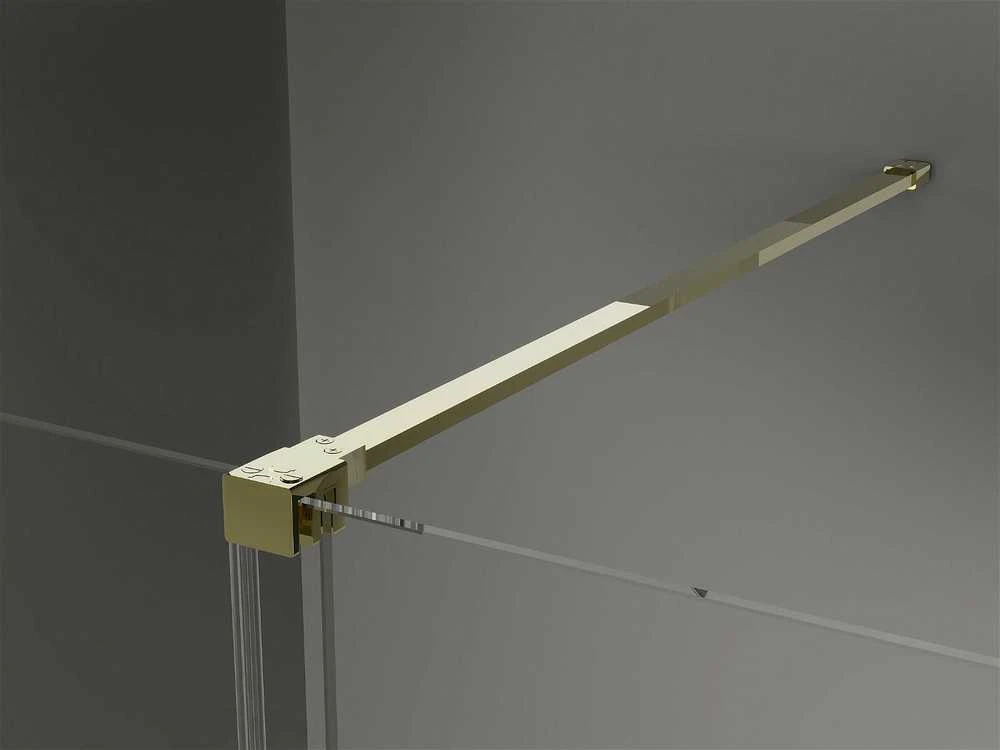 Walk-in dušo sienelė Mexen Velar, Gold, 80 x 200 cm