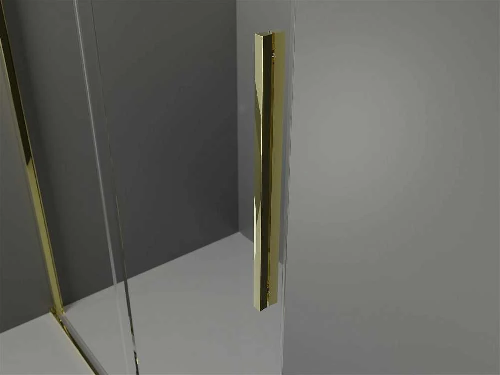 Walk-in dušo sienelė Mexen Velar, Gold, 80 x 200 cm
