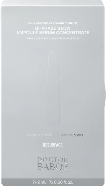 BABOR Dvifazės švytėjimo suteikiančios ampulės. Glow Bi-Phase Ampoule Serum Concentrate