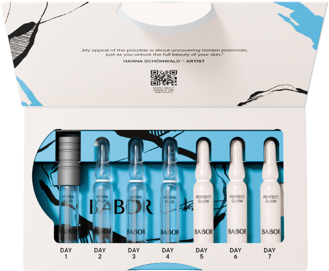 Doctor Babor BABOR Hydra Glow ampulių rinkinys