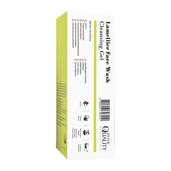 ByTheQuality švelnus drėkinantis gelinis veido prausiklis Lamellier