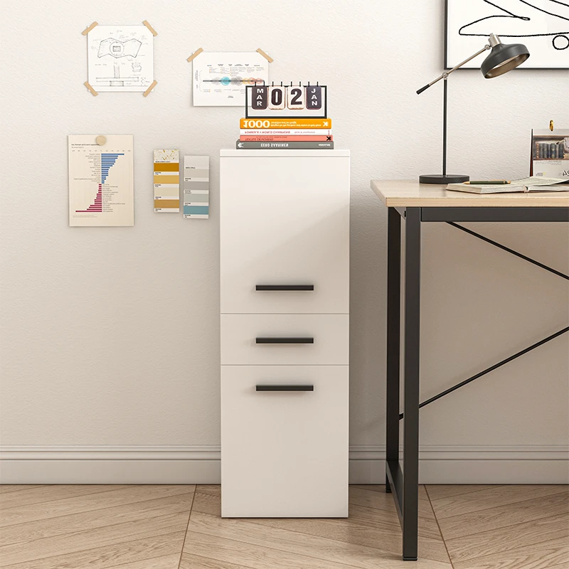 Muvu Balta loft stiliaus knygų spinta su stalčiumi, praktiška ir erdvi, 85 cm