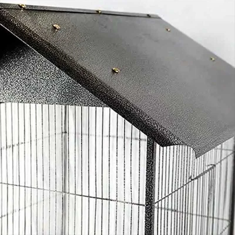 Muvu Didelis metalinis narvas egzotiniams paukščiams, paukščių voljeras papūgoms ir kanarėlėms