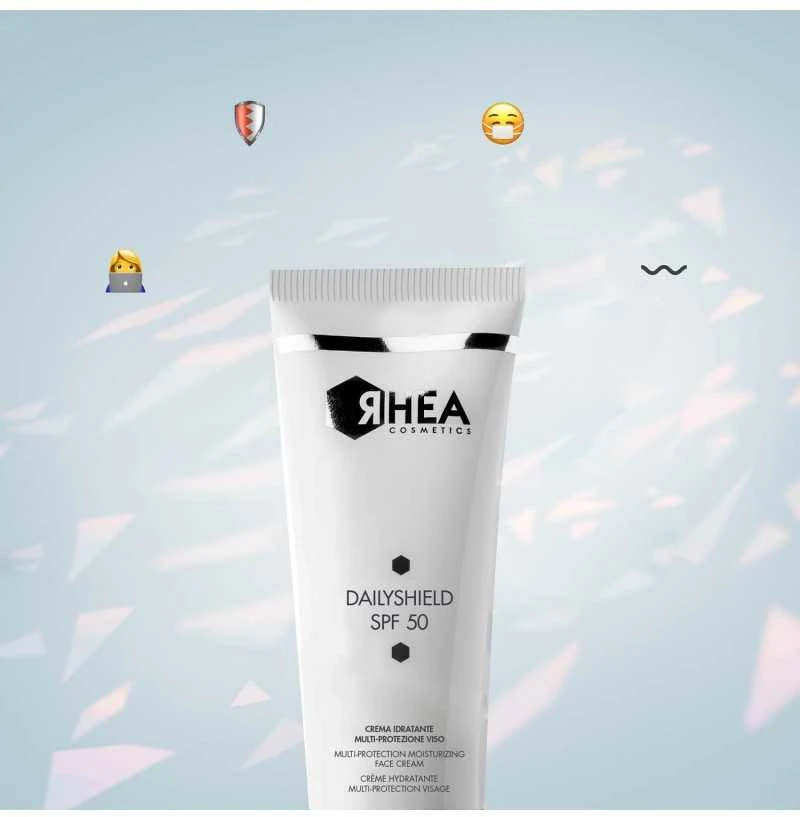 RHEA Veido skydas su SPF50+ / DailyShield SPF50