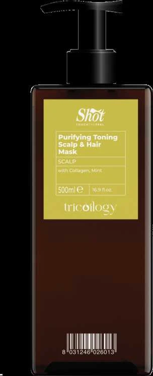 Shot Hair Professional Kaukė-kompresas riebiai galvos odai ir sausiems plaukams