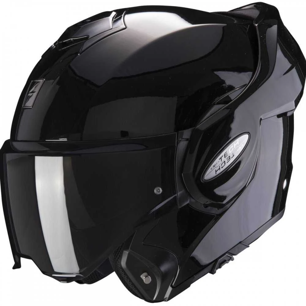 Atverčiamas šalmas Scorpion Exo-Tech Evo Solid