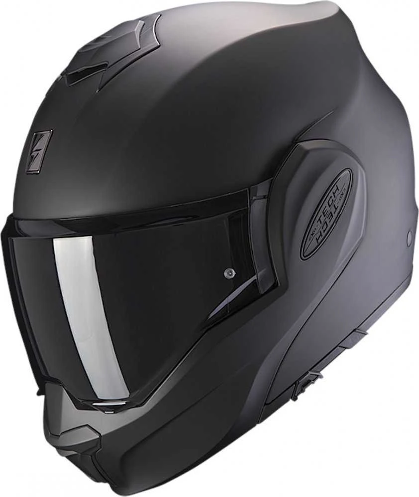Atverčiamas šalmas Scorpion Exo-Tech Evo Solid