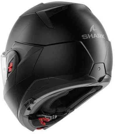 Atverčiamas šalmas SHARK OXO Blank matinis juodas