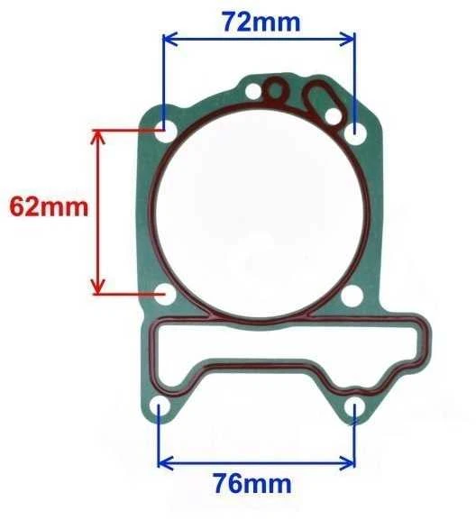 Cilindro tarpinė MAXTUNED PIAGGIO / GILERA FLY 0,4 mm / 125cc 4T