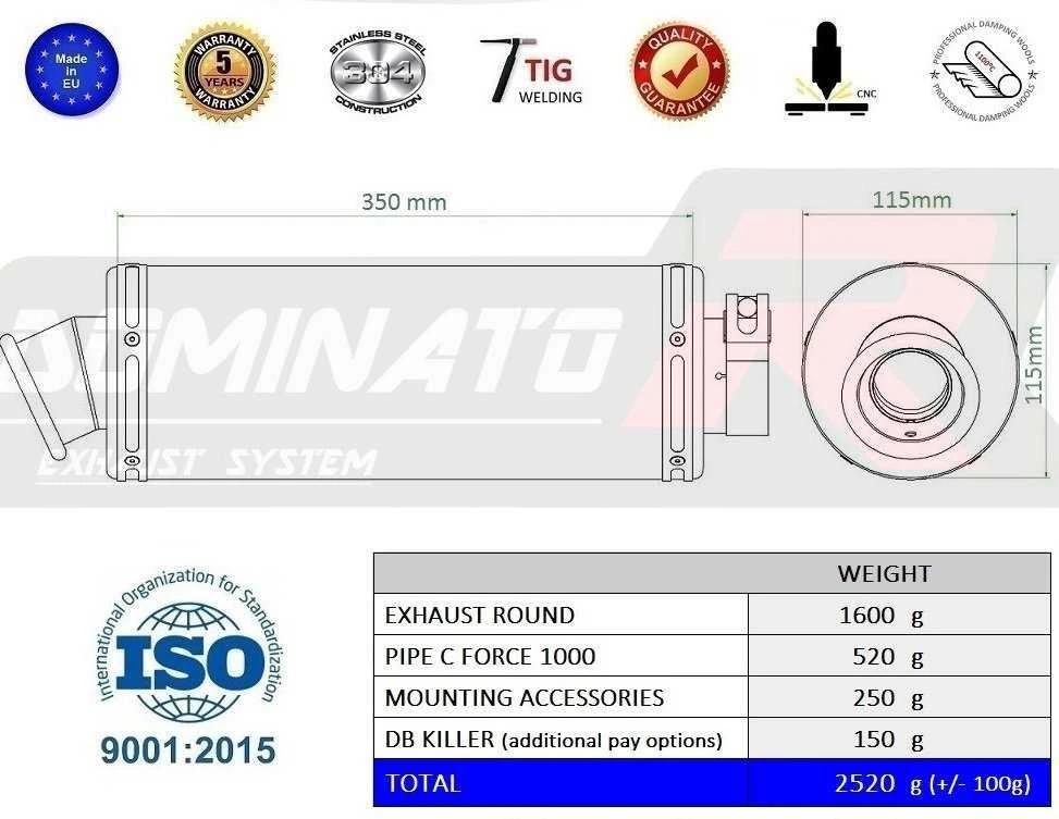 Duslintuvo bakelis Dominator ST CF-MOTO CForce 1000 2017->