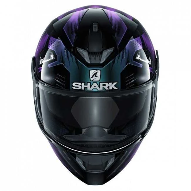 IŠPARDAVIMAS! Šalmas Shark Skwal 2 Venger Juoda-Violetinė XS