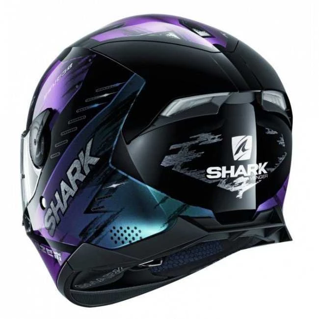 IŠPARDAVIMAS! Šalmas Shark Skwal 2 Venger Juoda-Violetinė XS