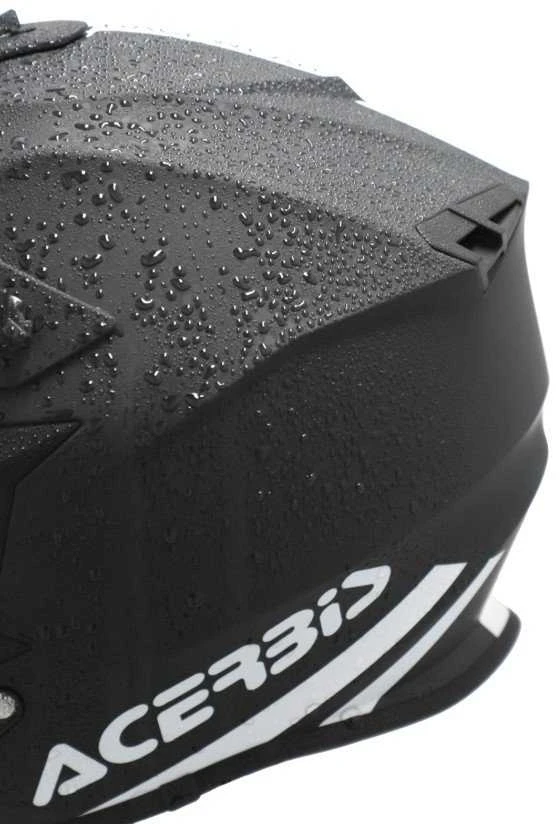 Krosinis šalmas ACERBIS LINEAR SOLID Juodas