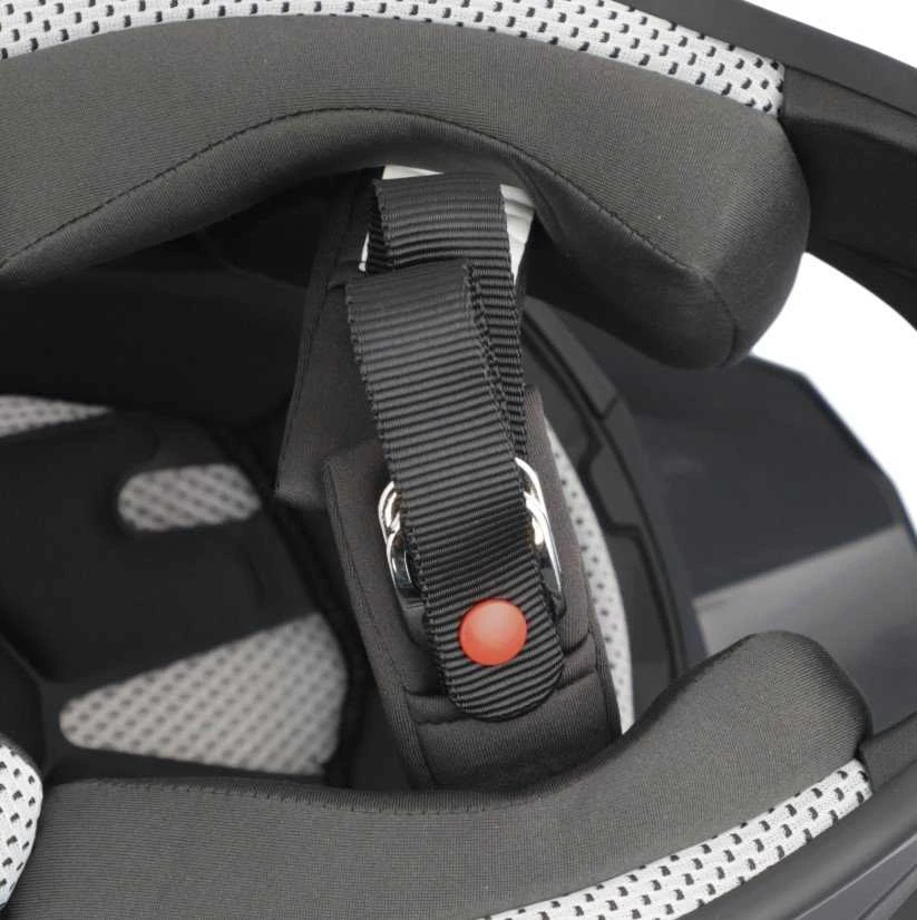 Krosinis šalmas ACERBIS LINEAR SOLID Juodas