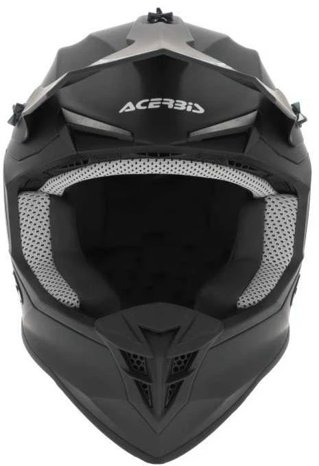 Krosinis šalmas ACERBIS LINEAR SOLID Juodas