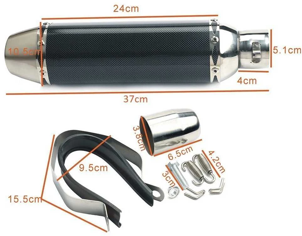 Maxtuned Duslintuvas UNIVERSALUS (ilgis 370mm) Ø 51-36mm