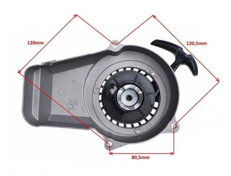 Maxtuned Mini moto rankinis starteris metalinis
