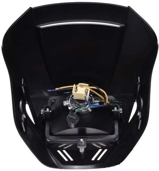 Maxtuned Universalus Juodas priekinis žibintas 128mm