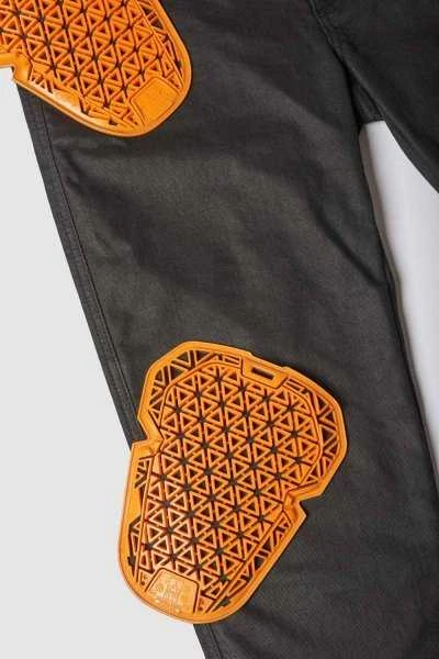 Moteriški džinsai PANDO MOTO LORICA Juodas A Slim Fit Cordura®