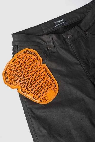 Moteriški džinsai PANDO MOTO LORICA Juodas A Slim Fit Cordura®