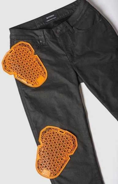 Moteriški džinsai PANDO MOTO LORICA Juodas A Slim Fit Cordura®