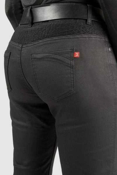 Moteriški džinsai PANDO MOTO LORICA Juodas A Slim Fit Cordura®