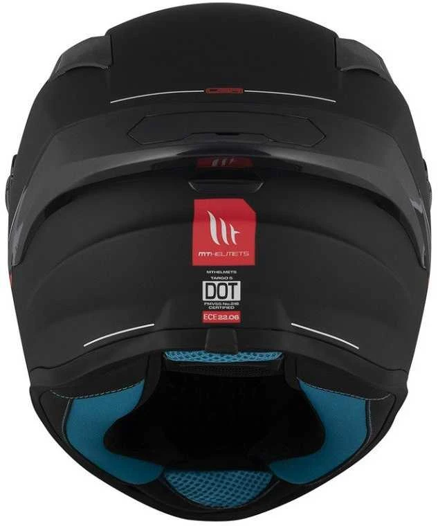 Mt Helmets Šalmas MT Targo S Solid Matinis Juodas