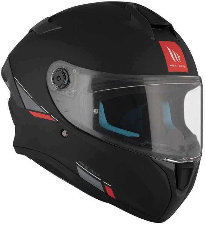 Mt Helmets Šalmas MT Targo S Solid Matinis Juodas