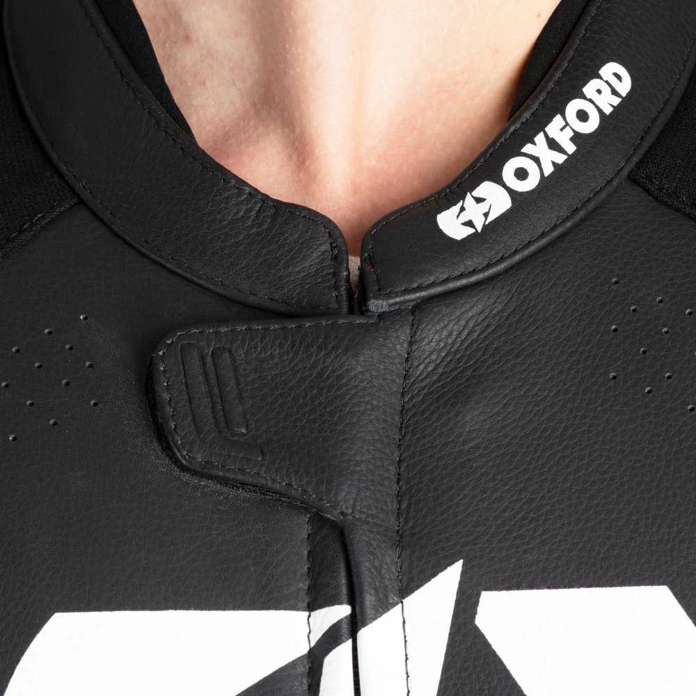 Oxford Nexus 1.0 vienos dalies sportinis kombinezonas juoda / raudona