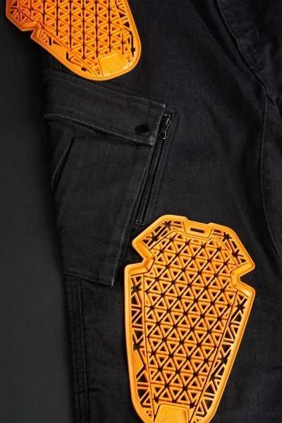 PANDO MOTO MARK Juodas AAA Vyriški džinsai Cargo stiliaus Cordura® / Balistex®