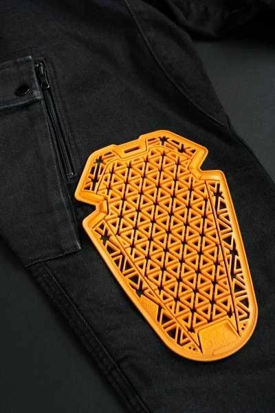 PANDO MOTO MARK Juodas AAA Vyriški džinsai Cargo stiliaus Cordura® / Balistex®