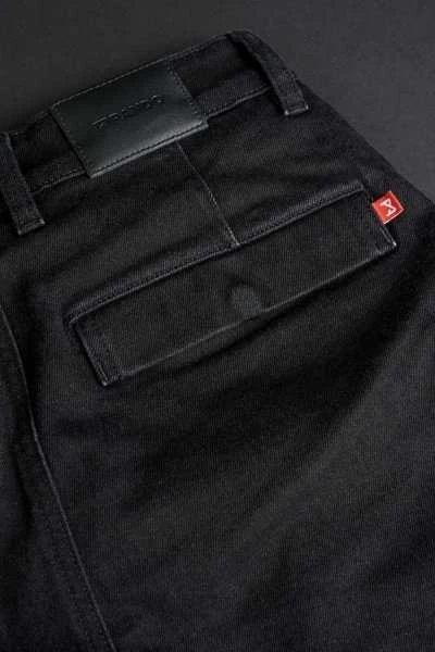 PANDO MOTO MARK Juodas AAA Vyriški džinsai Cargo stiliaus Cordura® / Balistex®