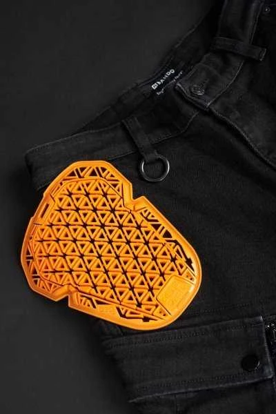 PANDO MOTO MARK Juodas AAA Vyriški džinsai Cargo stiliaus Cordura® / Balistex®