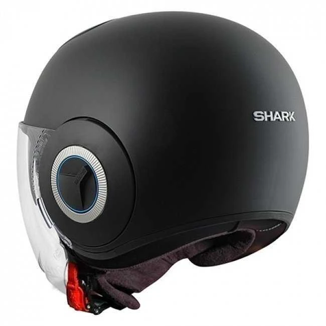 Šalmas Shark Nano Blank Mat Juodas