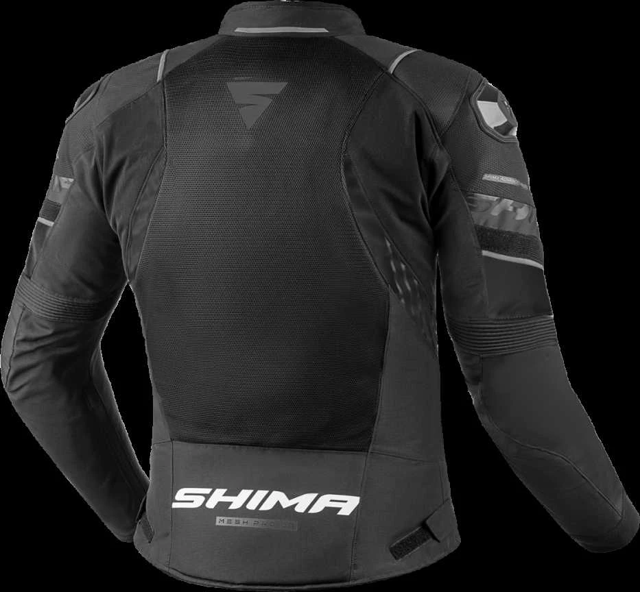 SHIMA MESHPRO 2.0 MEN Tekstilinė Striukė Juoda