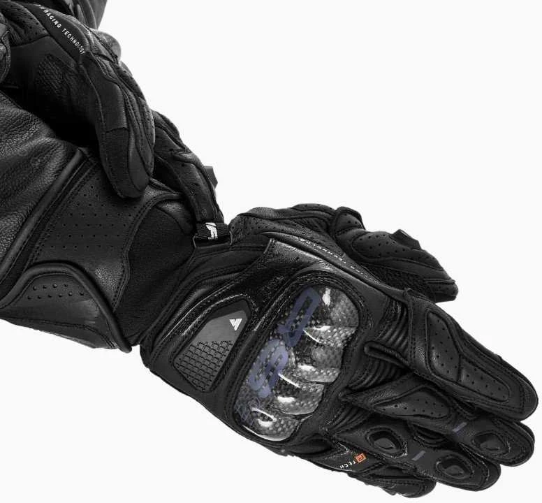 Shima RS-3 Vyriškos odinės pirštinės Juoda