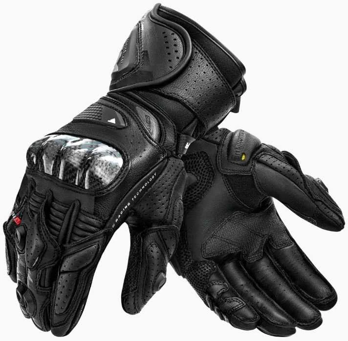 Shima RS-3 Vyriškos odinės pirštinės Juoda