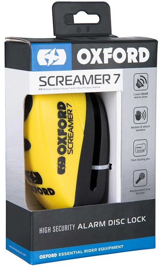 Stabdžių disko užraktas Oxford Screamer7 su signalizacija