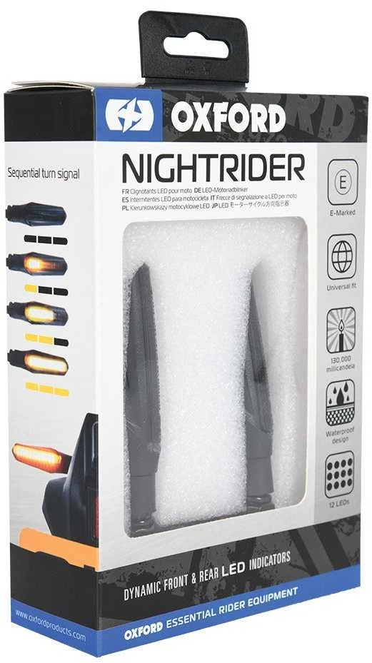 Universalūs dinaminiai posūkiai 12 LED Oxford Nightrider Sequential 2vnt