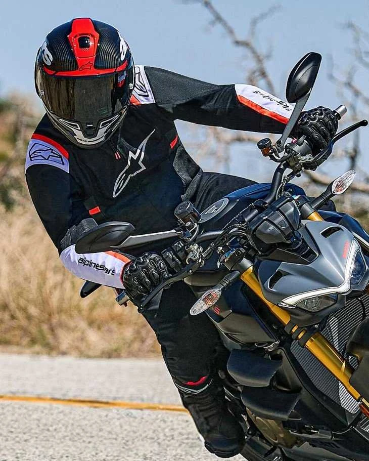Vyriška tekstilinė striukė Alpinestars T-SPS Air V2 Juoda/Balta