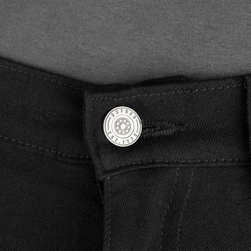 Vyriški Džinsai OXFORD Super Stretch Slim Regular Juodi